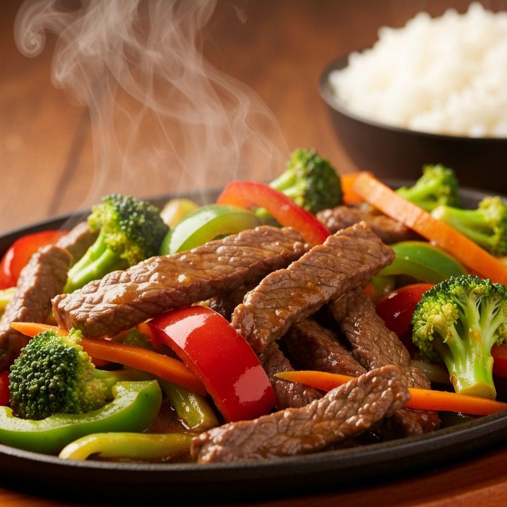 Beef stir fry